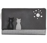 Mala Leather Midnight Collection Leather Purse RFID Blocking 3534_35 Grey
