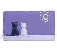 Mala Leather Midnight Collection Leather Purse RFID Blocking 3534_35 Purple
