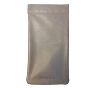 Mala Leather naptop Wide Fitting Glasses/Sunglasses Case - Genuine Leather - Light Grey