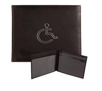 Mala Leather Odyssey Leather Disable Badge Holder - Black