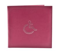 Mala Leather Odyssey Leather Disable Badge Holder - Pink
