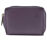 Mala Leather Origin Collection Leather Concertina Credit Card Holder with RFID Protection 552_5 Purple