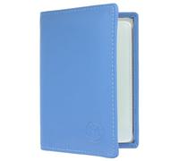 Mala Leather Origin Collection Leather Credit Card Holder- RFID Protection 610_5 (Blueberry)