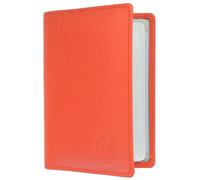 Mala Leather Origin Collection Leather Credit Card Holder- RFID Protection 610_5 (Orange)