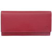 Mala Leather Origin Collection Leather Matinee Purse with RFID Protection 3434_5 Ruby Red