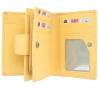 Mala Leather Origin Collection Leather Purse with RFID Protection and External ID Window 3118_5 (Lemon)
