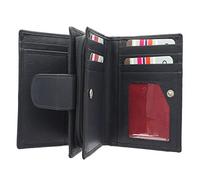 Mala Leather Origin Collection Leather Purse with RFID Protection and External ID Window 3118_5 Navy