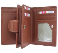 Mala Leather Origin Collection Leather Purse with RFID Protection and External ID Window 3118_5 (Tan)
