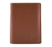 Mala Leather Origin Compact Shirt Wallet with Coin Pocket - Tan - Leather - Plain