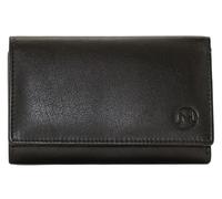 Mala Leather Origin Large Tri-fold Purse - 5 3698 (Black)