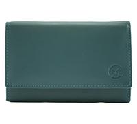 Mala Leather Origin Large Tri-fold Purse - 5 3698 (Teal)