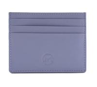 Mala Leather Origin Leather Card Holder with Zip Pocket - Slim RFID Blocking with 3 Card Slots & Central Pocket - Genuine Minimalist Purse for Cards & Coins - 10.5 × 8.5 cm (Lilac)