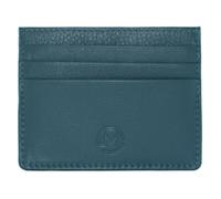 Mala Leather Origin Leather Card Holder with Zip Pocket - Slim RFID Blocking with 3 Card Slots & Central Pocket - Genuine Minimalist Purse for Cards & Coins - 10.5 × 8.5 cm (Teal)