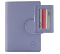 Mala Leather Origin LEather Medium Tab Purse with ID Window - one size - lilac - leather