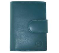 Mala Leather Origin LEather Medium Tab Purse with ID Window - Teal