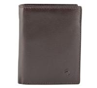 Mala Leather Origin Leather Slim Wallet with Coin Pocket - Brown - Leather