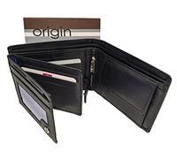 Mala Leather Origin Mens Compact Wallet RFID 129-5 (Black)