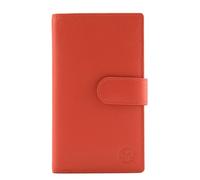 Mala Leather Origin Plain Leather Large Tab Purse - 5 3696 (Orange)