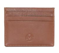 Mala Leather Origin Plain Leather Slim Card Holder with Zip Pocket - 5 636 (Tan)