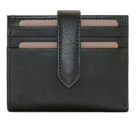 Mala Leather Origin Plain Leather Tabbed Card & Note Holder - 5 1054 (Black)