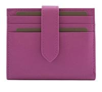 Mala Leather Origin Plain Leather Tabbed Card & Note Holder - one size - leather - pink