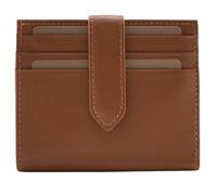 Mala Leather Origin Plain Leather Tabbed Card & Note Holder - one size - leather - tan