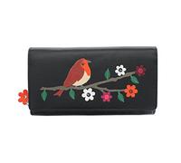 Mala Leather Robin Collection Ladies Leather Purse with RFID Protection 3407_97 Black