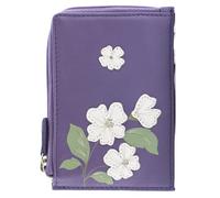 Mala Leather Sakura Flower Coin & Card Purse - 4320 28 (Purple)
