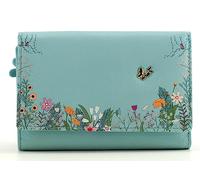 Mala Leather Shiloh Butterfly Large Tri-Fold Purse - 3628-96 (Green)