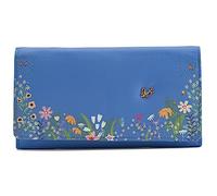 Mala Leather Shiloh Butterfly Matinee Purse - 3627-96 (Blue)