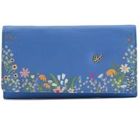 Mala Leather Shiloh Collection Leather Purse RFID Blocking 3627_96 Blue