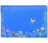 Mala Leather Shiloh Collection Travel Card/Credit Card Holder RFID 690_96 Blue