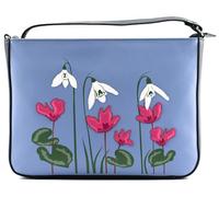 Mala Leather Snowdrop Collection Leather Shoulder Bag 7424_37 Blue