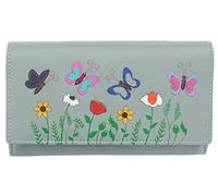 Mala Leather Sophia Collection Leather Purse RFID 3513_42 Grey