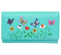 Mala Leather Sophia Collection Leather Purse RFID 3513_42 Turquoise