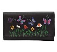 Mala Leather Sophia Matinee Purse RFID 3513-42 (Black)