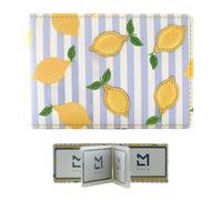 Mala Leather Sorrento Lemon Leather ID & Card holder