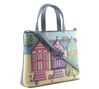 Mala Leather Southwold Collection Leather Grab/Shoulder Bag 7463_70 Denim