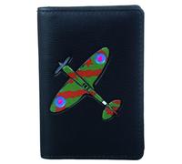 Mala Leather Spitfire Collection Travel/Credit Card Holder RFID 696_8 Black