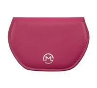 Mala Leather Super Slim Magnetic Unisex Glasses Sleeve Case Genuine Leather Slimline Spectacle Holder with Magnetic Closure - Fits Most Glasses (Hot Pink)