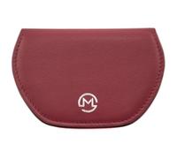Mala Leather Super Slim Magnetic Unisex Glasses Sleeve Case Genuine Leather Slimline Spectacle Holder with Magnetic Closure - Fits Most Glasses (Red)