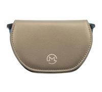 Mala Leather Super Slim Magnetic Unisex Glasses Sleeve Case Genuine Leather Slimline Spectacle Holder with Magnetic Closure - Fits Most Glasses (Gold)