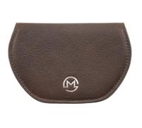 Mala Leather Super Slim Magnetic Unisex Glasses Sleeve Case Genuine Leather Slimline Spectacle Holder with Magnetic Closure - Fits Most Glasses (Brown)