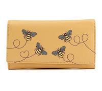 Mala Leather Suri Bee Matinee Purse - 3618-92 (Yellow)