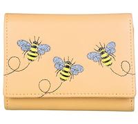 Mala Leather Suri Collection Small Ladies Leather Purse RFID Blocking 3611_92 Yellow