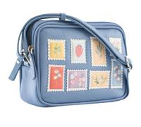 Mala Leather The Botanists Post Range Double Zip Camera Bag - one size - Blue - Leather