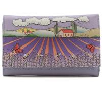 Mala Leather 'The Cotswold Collection' Leather Purse RFID Blocking 3671_26 Lilac