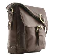 Mala Leather Toro Collection Leather Satchel with Front Pocket - One Size - Brown - Leather
