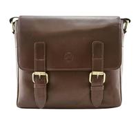 Mala Leather Toro Collection Leather Twin Buckle Satchel - One Size - Brown - Leather
