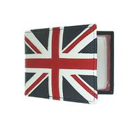 Mala Leather Union Jack Collection Leather Credit Card Holder RFID 5143_29 Navy